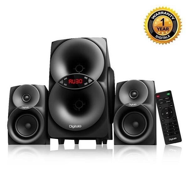 Digital X Speakers with Twitters and Deep Bass X-F938BT 2.1 – Black