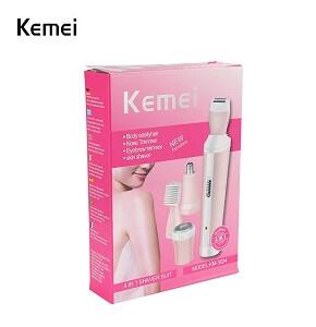 Kemei km-3024 Female Face Epilator Hair Removal Kit Bikini Shaver Face Hair Trimmer For Women