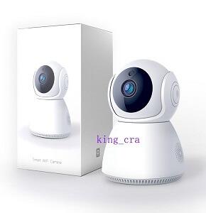 V380 WiFi IP Camera 360° Robotic 720P HD Night Vision Security Camera with Two Way Audio