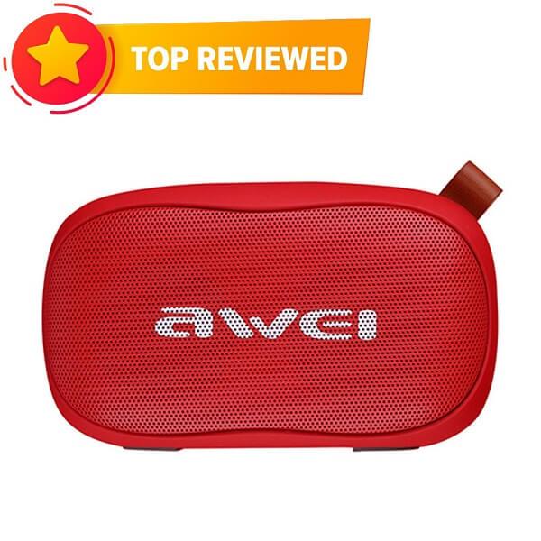 Awei Y900 - Wireless Bluetooth Speaker - Black and Yellow - Red