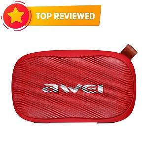 Awei Y900 - Wireless Bluetooth Speaker - Black and Yellow - Red