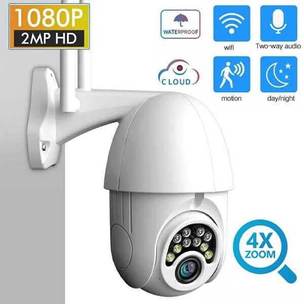 V380-Q10 WIFI IP Camera Monitor Indoor Outdoor 1080p Waterproof